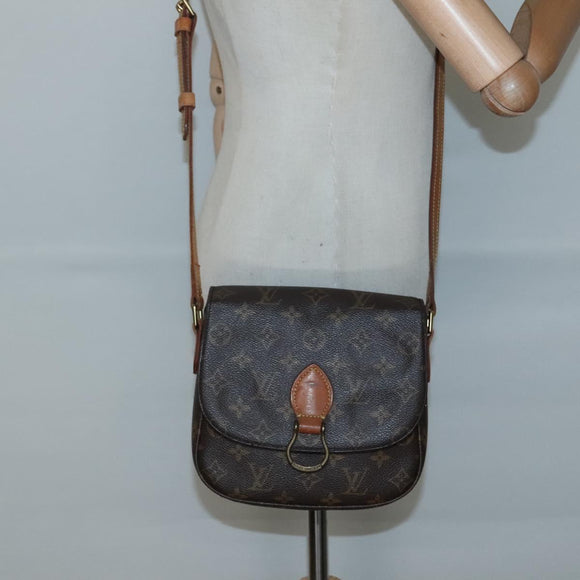 LOUIS VUITTON Monogram Saint Cloud MM Shoulder Bag M51243 LV Auth BA4400
