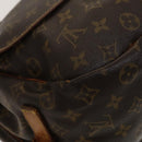 LOUIS VUITTON Monogram Saumur 35 Shoulder Bag M42254 LV Auth BA4403-18