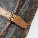 LOUIS VUITTON Monogram Saumur 35 Shoulder Bag M42254 LV Auth BA4403-25