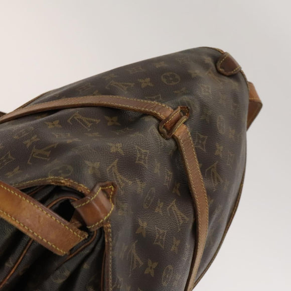 LOUIS VUITTON Monogram Saumur 35 Shoulder Bag M42254 LV Auth BA4403