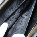 VALENTINO Shoulder Bag Leather Black Gold Auth BA4405-12