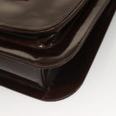 VERSACE Shoulder Bag Patent leather Black Gold Auth BA4407-15