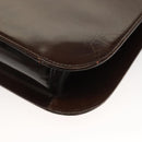 VERSACE Shoulder Bag Patent leather Black Gold Auth BA4407-17