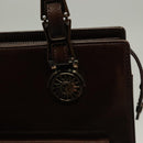 VERSACE Shoulder Bag Patent leather Black Gold Auth BA4407-18