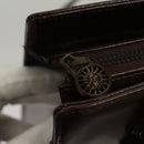 VERSACE Shoulder Bag Patent leather Black Gold Auth BA4407-10