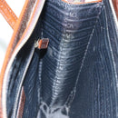 VERSACE Shoulder Bag Patent leather Black Gold Auth BA4407-20