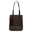 VERSACE Shoulder Bag Patent leather Black Gold Auth BA4407-2