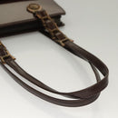 VERSACE Shoulder Bag Patent leather Black Gold Auth BA4407-7