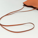 HERMES Omenitu Shoulder Bag Leather Orange Auth BA4408-10