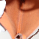 HERMES Omenitu Shoulder Bag Leather Orange Auth BA4408-12