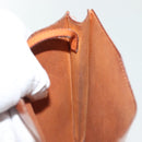 HERMES Omenitu Shoulder Bag Leather Orange Auth BA4408-20