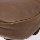 Salvatore Ferragamo Shoulder Bag Leather Beige Gold Auth BA4410-12