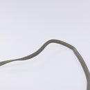 Christian Dior Honeycomb Canvas Shoulder Bag PVC White Gold Auth BA4415-8