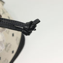 MCM Logogram Vicetos Shoulder Bag PVC Leather White Gold Auth BA4416-15