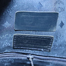 MCM Logogram Vicetos Shoulder Bag PVC Leather White Gold Auth BA4416-17