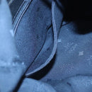 MCM Logogram Vicetos Shoulder Bag PVC Leather White Gold Auth BA4416-21