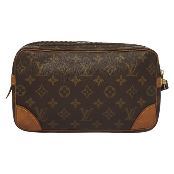 LOUIS VUITTON Monogram Marly Dragonne GM Clutch Bag M51825 LV Auth BA4417