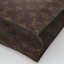 LOUIS VUITTON Monogram Sac Plat Hand Bag M51140 LV Auth BA4418-15