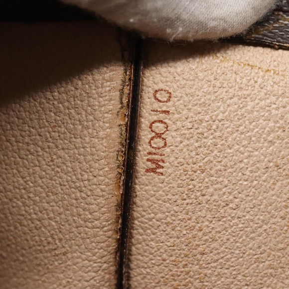 LOUIS VUITTON Monogram Sac Plat Hand Bag M51140 LV Auth BA4418