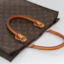 LOUIS VUITTON Monogram Sac Plat Hand Bag M51140 LV Auth BA4418-6