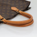 LOUIS VUITTON Monogram Sac Plat Hand Bag M51140 LV Auth BA4418-7