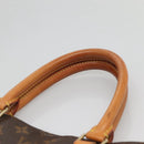 LOUIS VUITTON Monogram Sac Plat Hand Bag M51140 LV Auth BA4418-8