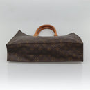 LOUIS VUITTON Monogram Sac Plat Hand Bag M51140 LV Auth BA4418-5