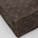 LOUIS VUITTON Monogram Sac Plat Hand Bag M51140 LV Auth BA4419-14