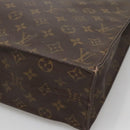 LOUIS VUITTON Monogram Sac Plat Hand Bag M51140 LV Auth BA4419-15