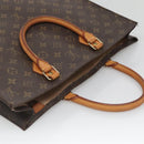 LOUIS VUITTON Monogram Sac Plat Hand Bag M51140 LV Auth BA4419-6
