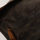 LOUIS VUITTON Monogram Saumur 35 Shoulder Bag M42254 LV Auth BA4420-15