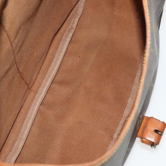 LOUIS VUITTON Monogram Saumur 35 Shoulder Bag M42254 LV Auth BA4420