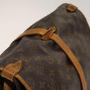 LOUIS VUITTON Monogram Saumur 35 Shoulder Bag M42254 LV Auth BA4420-6