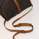 LOUIS VUITTON Monogram Saumur 35 Shoulder Bag M42254 LV Auth BA4420-7