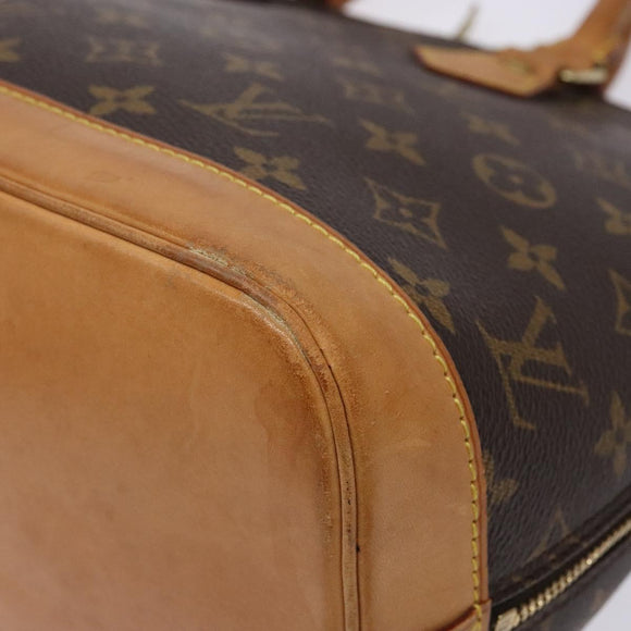 LOUIS VUITTON Monogram Alma Hand Bag M51130 LV Auth BA4423
