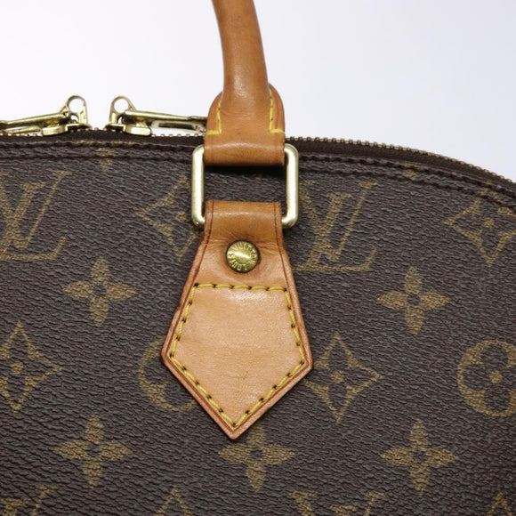 LOUIS VUITTON Monogram Alma Hand Bag M51130 LV Auth BA4423