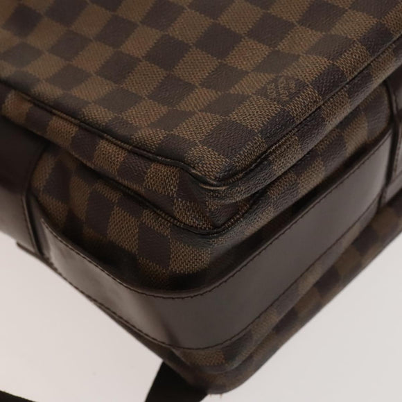 LOUIS VUITTON Damier Ebene Naviglio Shoulder Bag N45255 LV Auth BA4424