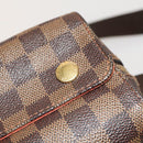 LOUIS VUITTON Damier Ebene Naviglio Shoulder Bag N45255 LV Auth BA4424-21