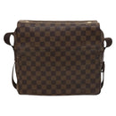 LOUIS VUITTON Damier Ebene Naviglio Shoulder Bag N45255 LV Auth BA4424-13