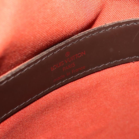 LOUIS VUITTON Damier Ebene Naviglio Shoulder Bag N45255 LV Auth BA4424