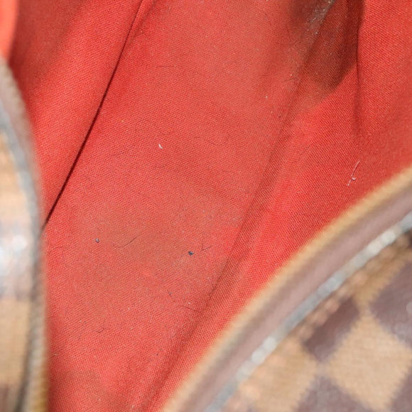 LOUIS VUITTON Damier Ebene Naviglio Shoulder Bag N45255 LV Auth BA4424