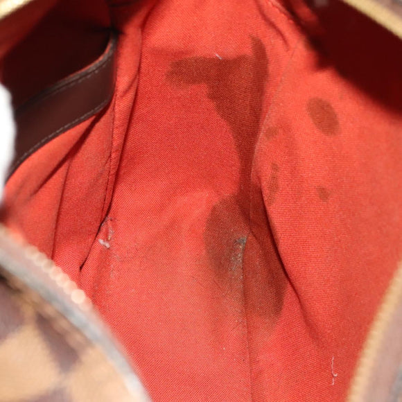 LOUIS VUITTON Damier Ebene Naviglio Shoulder Bag N45255 LV Auth BA4424