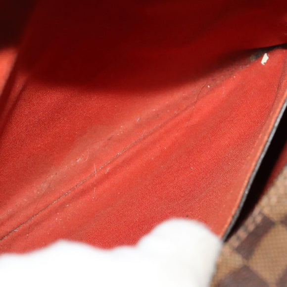 LOUIS VUITTON Damier Ebene Naviglio Shoulder Bag N45255 LV Auth BA4424