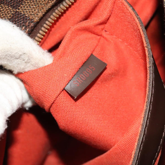 LOUIS VUITTON Damier Ebene Naviglio Shoulder Bag N45255 LV Auth BA4424