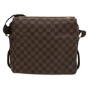LOUIS VUITTON Damier Ebene Naviglio Shoulder Bag N45255 LV Auth BA4424-2