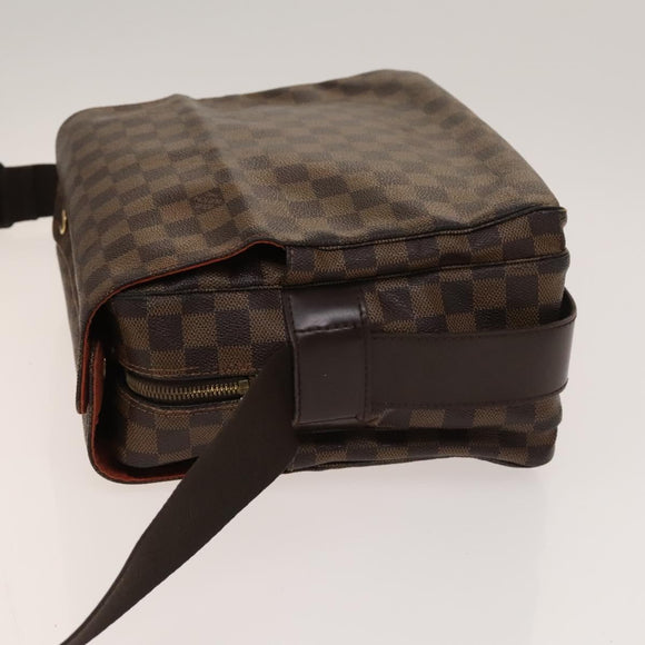 LOUIS VUITTON Damier Ebene Naviglio Shoulder Bag N45255 LV Auth BA4424