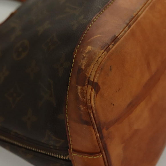 LOUIS VUITTON Monogram Alma Hand Bag M51130 LV Auth BA4426
