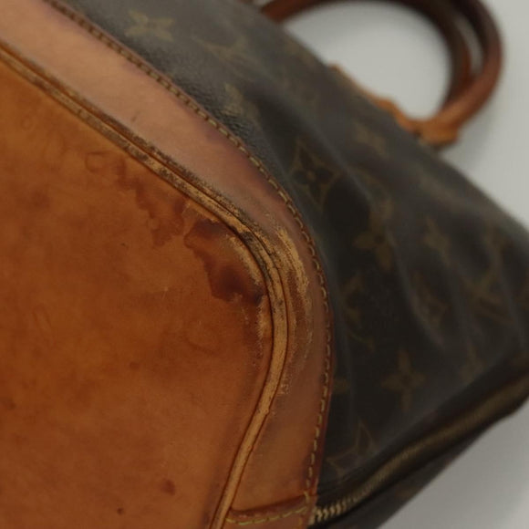 LOUIS VUITTON Monogram Alma Hand Bag M51130 LV Auth BA4426