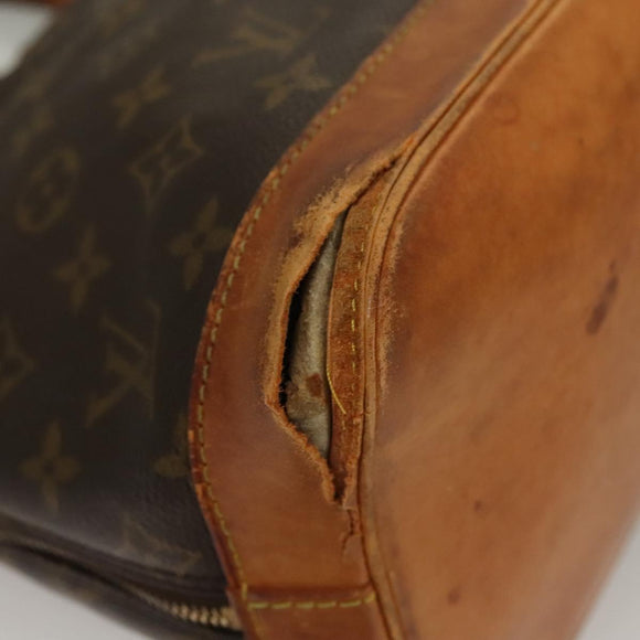 LOUIS VUITTON Monogram Alma Hand Bag M51130 LV Auth BA4426