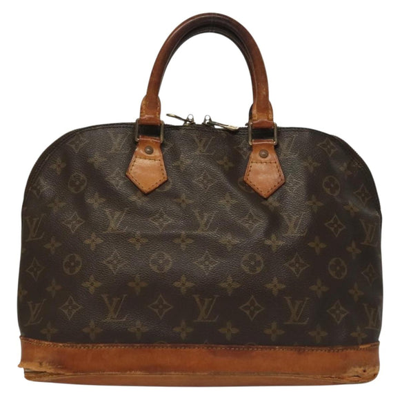 LOUIS VUITTON Monogram Alma Hand Bag M51130 LV Auth BA4426